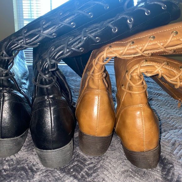 KNEE HIGH BOOTS BOTH PAIRS COME TOGETHER!!  👢 - Picture 4 of 6